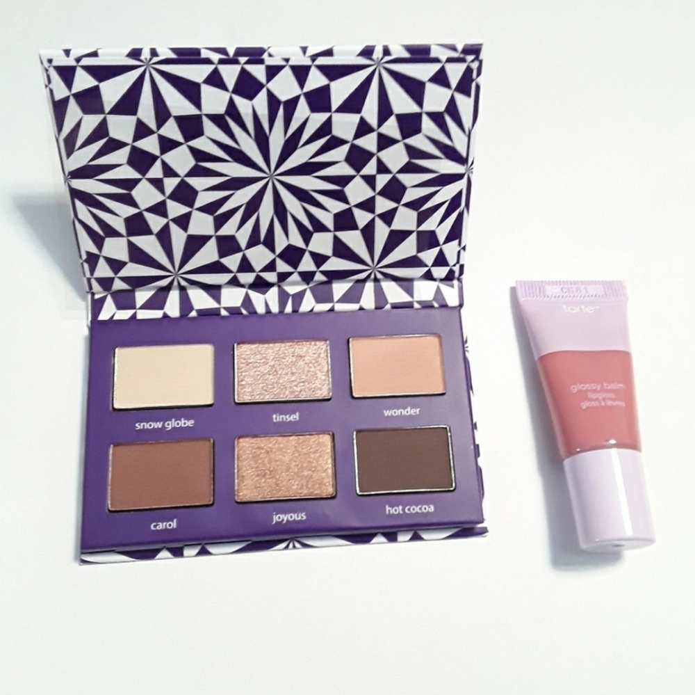 Tarte Deck the Halls Eyeshadow Palette & Gloss NWT